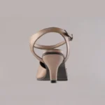 Heel and back detail of Genelle Covered Heel S913 with structured support