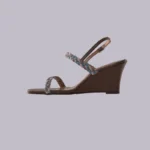 Genelle Sandal Wedge (S/915) side profile showing the elevated wedge silhouette