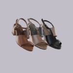 Genelle Slingback Box Heels ( k/736 )