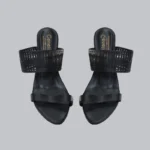 Genelle Black Wedge S/798 with a classic finish and elegant silhouette