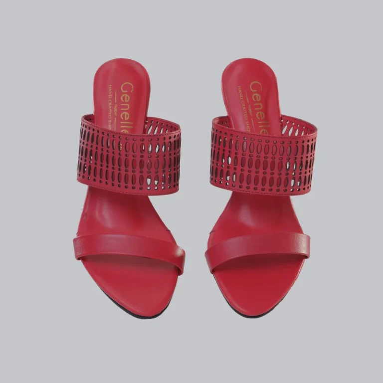 Genelle Red Wedge S/798 with elegant design for women