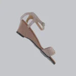 Side profile of Genelle Wedge (S/673) showing its elegant wedge silhouette