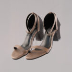 Genelle Ankle Strap Box Heel ( s/646 )