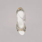Genelle gold Sandal Wedge online (S/557) with a stylish wedge heel and premium finish