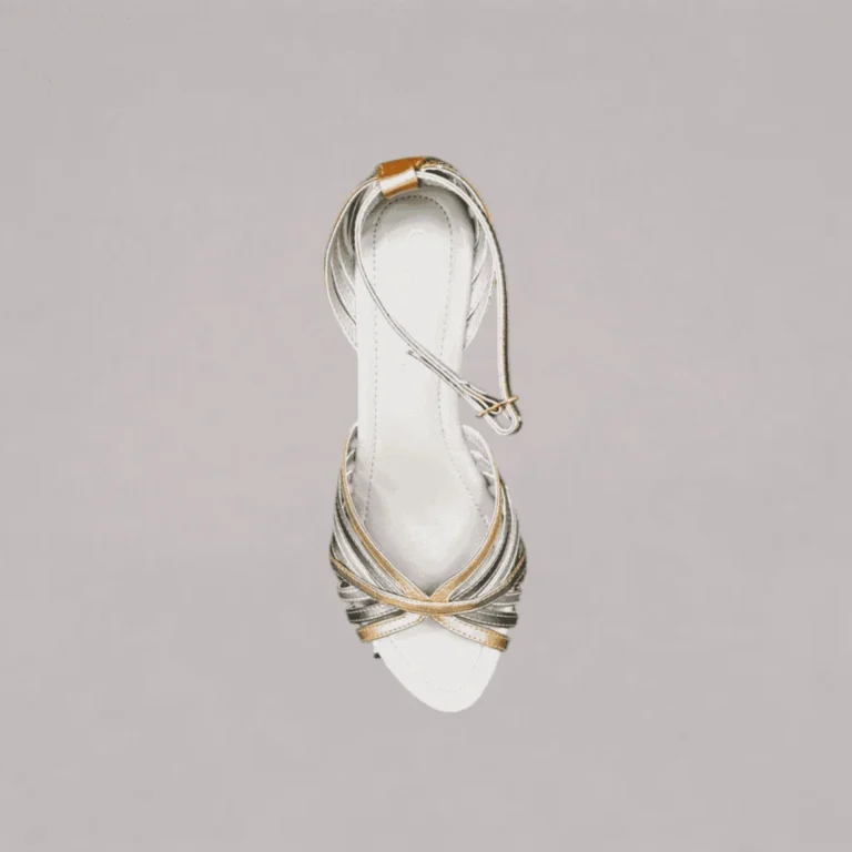 Genelle gold Sandal Wedge online (S/557) with a stylish wedge heel and premium finish
