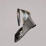 Side profile of Genelle Sandal Wedge (S/557) with an elegant wedge silhouette