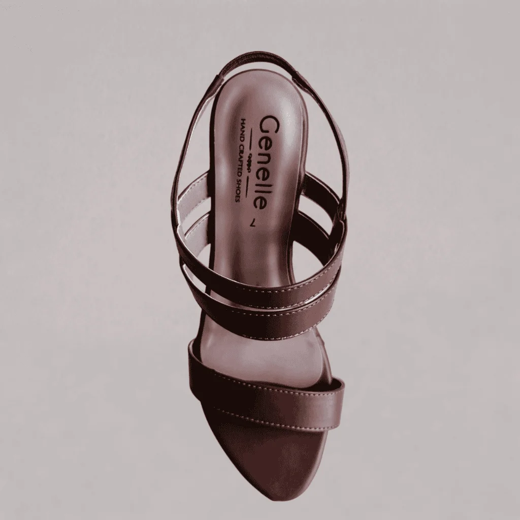 genelle-tan-sandal-wedge-s757 Genelle Sandal Wedge (S/757) - Image 1