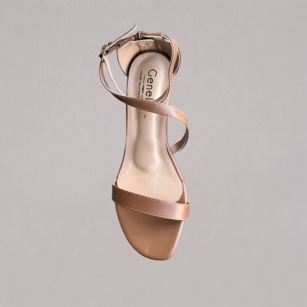 Untitled design Genelle Ankle Strap Box Heel (S/965) - Image 1