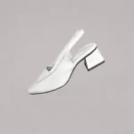 Genelle Angle Box Heel Pumps K851 sole view showing durable outsole design