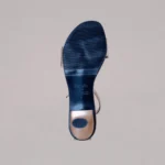 Sole of Genelle Ankle Strap Heel K/382 showing the base design