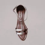 Genelle light gold Sandal Wedge (K/184) with an elegant wedge silhouette and premium finish