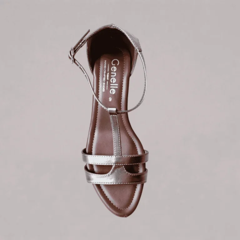 Genelle light gold Sandal Wedge (K/184) with an elegant wedge silhouette and premium finish