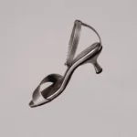 Side profile of Genelle K/382 Ankle Strap Heel for women