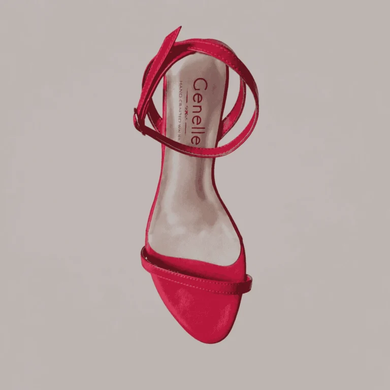 Genelle Red slingback wedges online with handcrafted comfort and elegant wedge styling