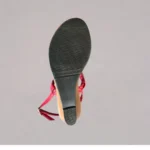 K346 Genelle Slingback Wedge sole showing durable grip pattern and flexible comfort construction