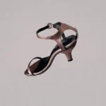Genelle Ankle Strap Heel N/990 side profile showing the heel height and ankle strap silhouette