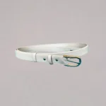 Genelle Laser Cut Belt 1184 beige belt women handcrafted in Sri Lanka