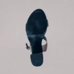 Sole of Genelle Slingback Box Heels (K/479) showing durable grip and comfort-focused construction