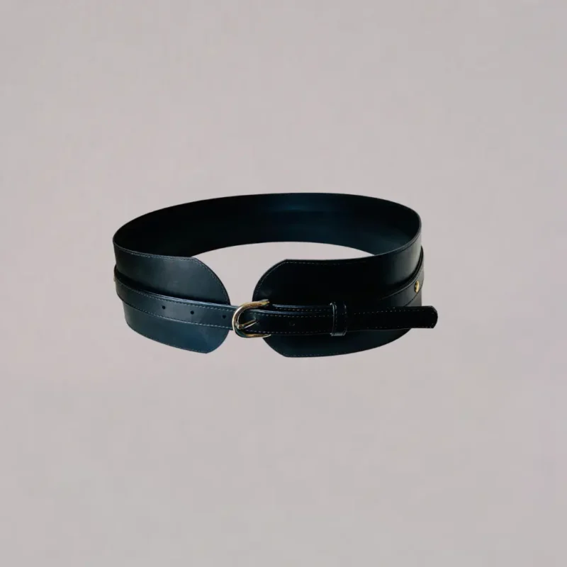 Genelle Plain Belt B03 black classic women’s belt in Sri Lanka
