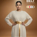 Genelle Plain Belt B05 in gold for women in Sri Lanka