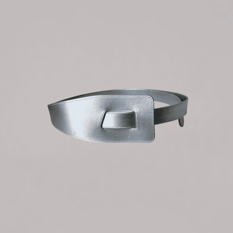 Genelle Plain Belt B05 in silver for women in Sri Lanka