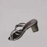 Genelle Slip-on Box Heel (S/978) side profile showing the structured heel and elegant silhouette